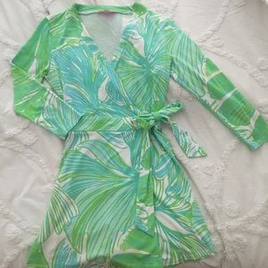Lilly Pulitzer Karlie Wrap Romper XS